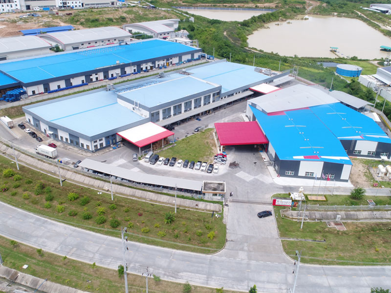 Die Fabrik in Thailand hat die Produktion aufgenommen.
