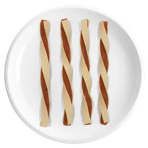 Hähnchen- und Fisch-Twist-Sandwich-Sticks