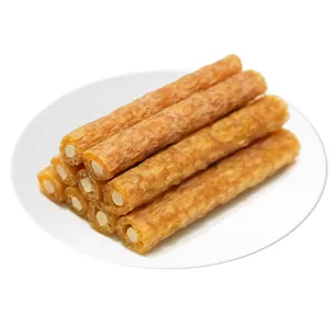 Puff-Sticks mit Erdnussgeschmack und Doppelschichtfüllung