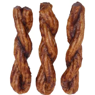Puff Twists mit Rindfleischsauce